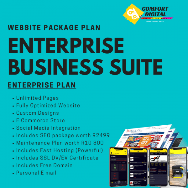 Website Design Premium Enterprise Business Package