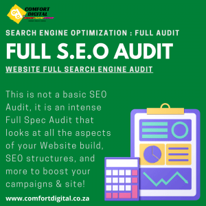 Full SEO Audit : SEO South Africa