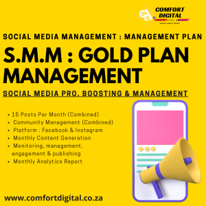Social Media Management Gold Plan