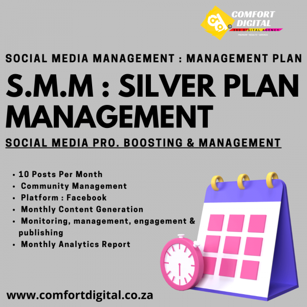 Social Media Management Silver Plan