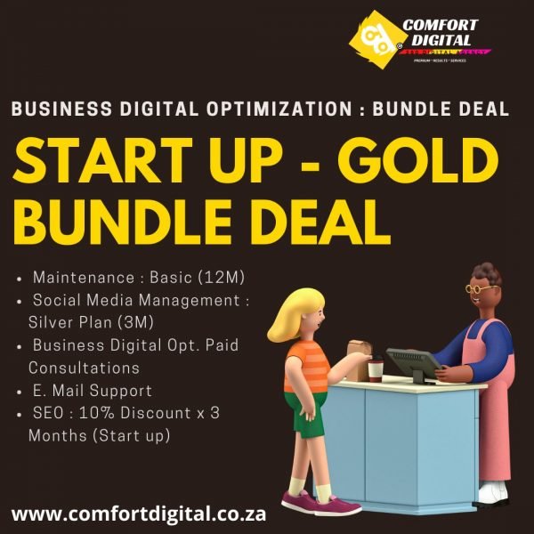 Start up - Gold Bundle Deal - Business Digital Optimization