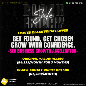 SEO Business Growth Boost, Black Friday Exclusive