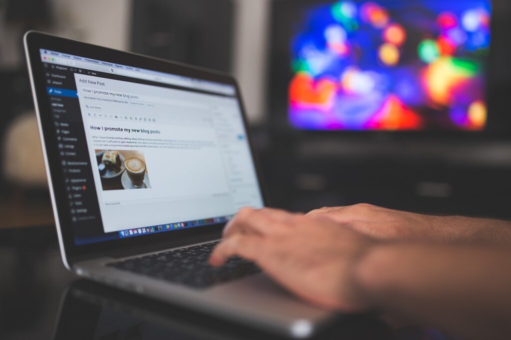 A Website Developer busy Website Revamp